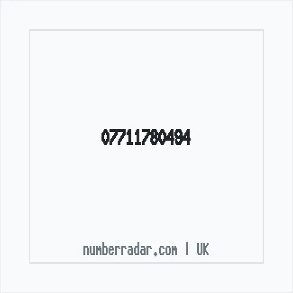 Reverse number check for +44 7711 780494 — who called me?