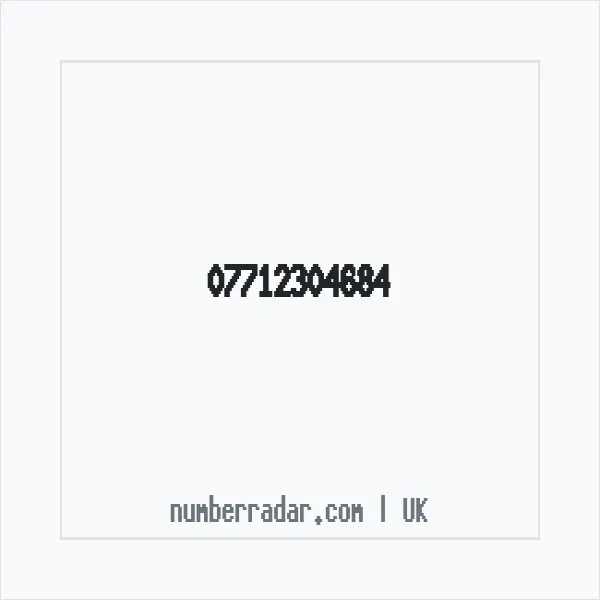 Reverse number check for +44 7712 304684 — who called me?