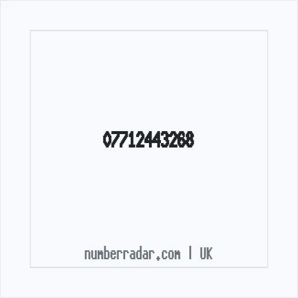 Reverse number check for +44 7712 443268 — who called me?