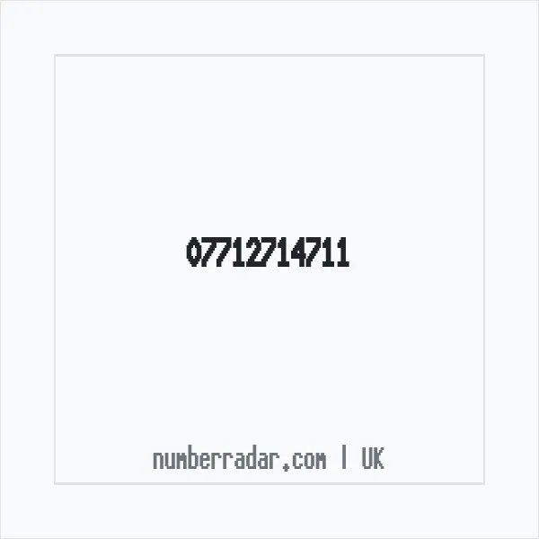 Reverse number check for +44 7712 714711 — who called me?