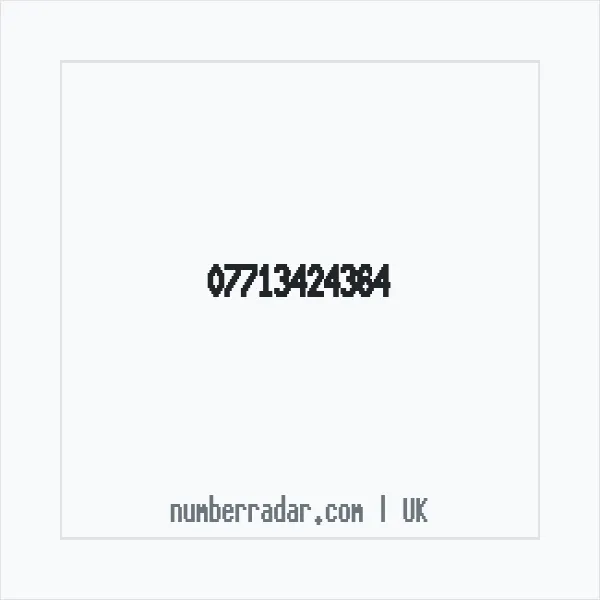 Reverse number check for +44 7713 424364 — who called me?