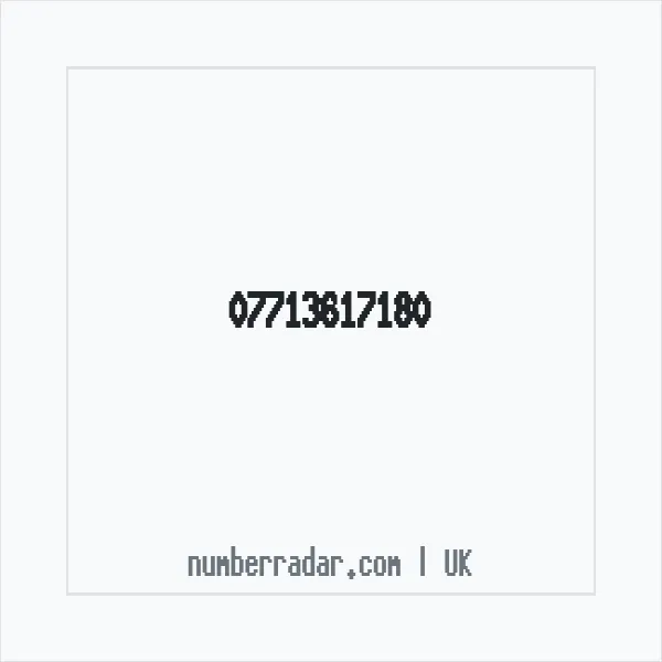 Reverse number check for +44 7713 617180 — who called me?