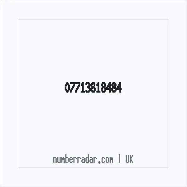 Reverse number check for +44 7713 618484 — who called me?