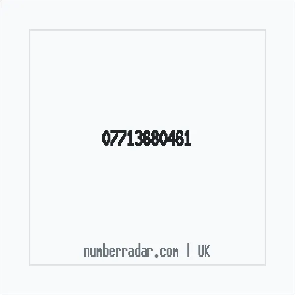 Reverse number check for +44 7713 680461 — who called me?
