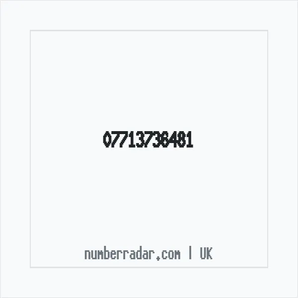 Reverse number check for +44 7713 736481 — who called me?