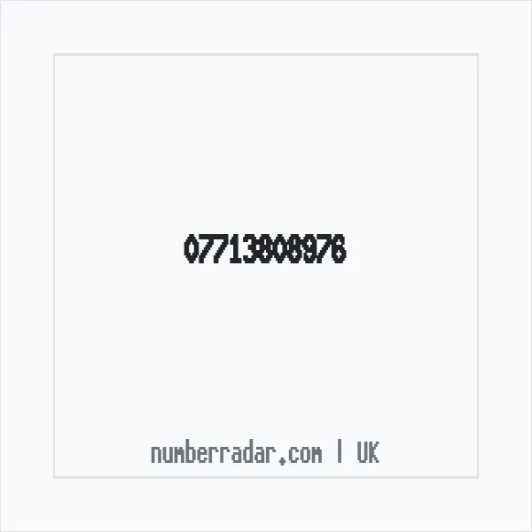 Reverse number check for +44 7713 808976 — who called me?