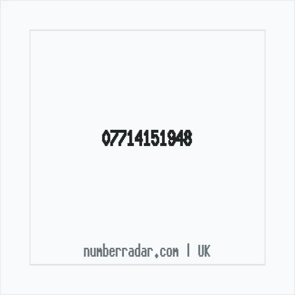 Reverse number check for +44 7714 151948 — who called me?