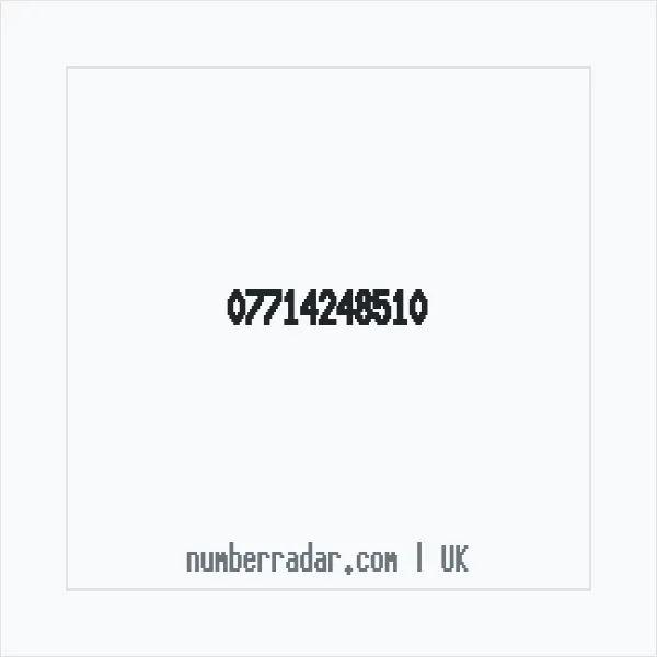 Reverse number check for +44 7714 248510 — who called me?