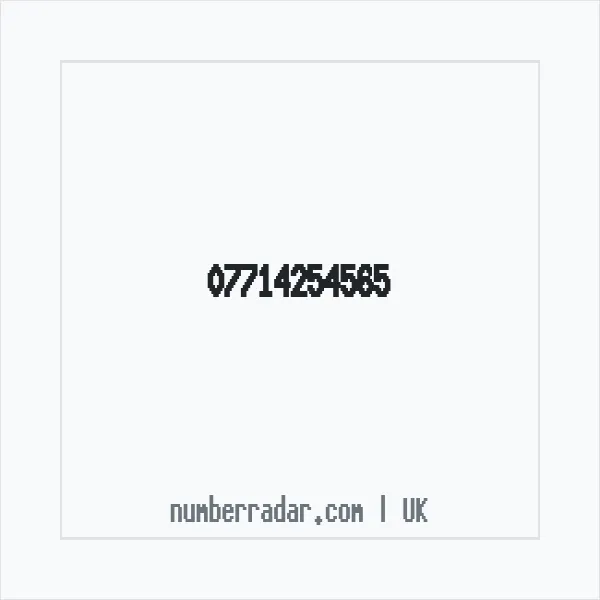 Reverse number check for +44 7714 254565 — who called me?
