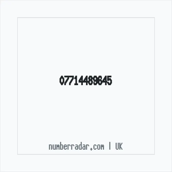 Reverse number check for +44 7714 489645 — who called me?