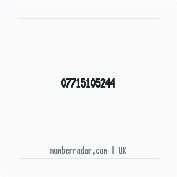 Reverse number check for +44 7715 105244 — who called me?
