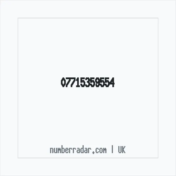 Reverse number check for +44 7715 359554 — who called me?