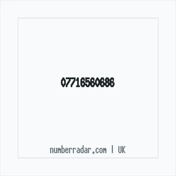 Reverse number check for +44 7716 560686 — who called me?