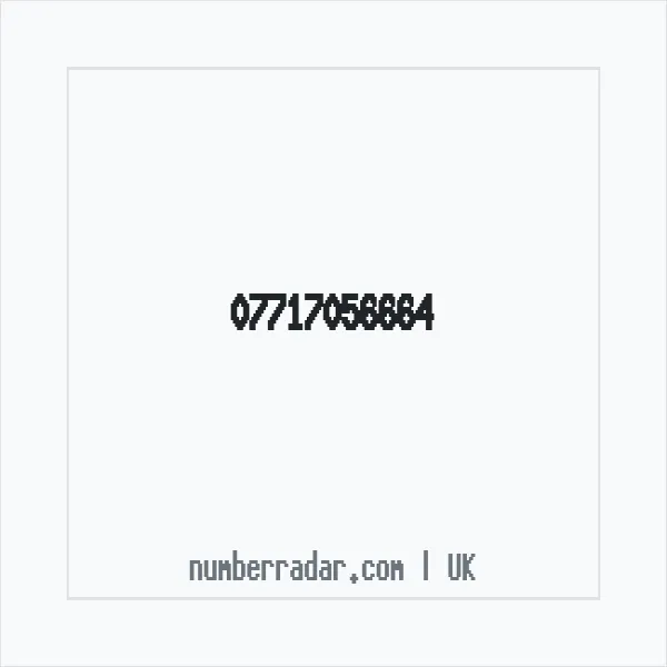 Reverse number check for +44 7717 056664 — who called me?