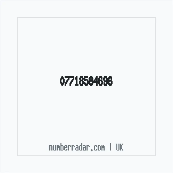 Reverse number check for +44 7718 584696 — who called me?