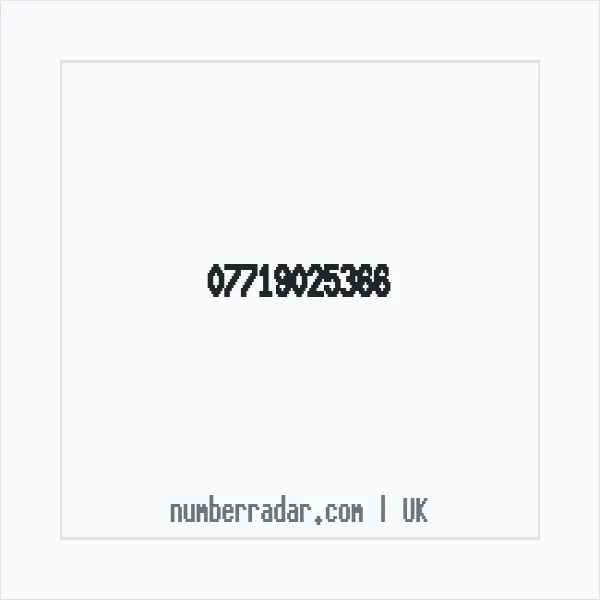 Reverse number check for +44 7719 025366 — who called me?