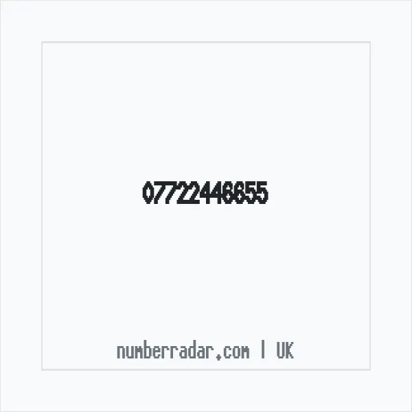 Reverse number check for +44 7722 446655 — who called me?