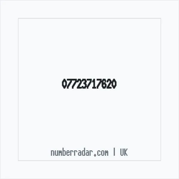 Reverse number check for +44 7723 717620 — who called me?
