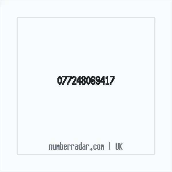 Reverse number check for +44 (7724) 806-941 — who called me?
