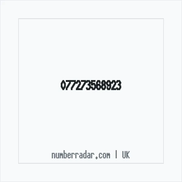 Reverse number check for +44 (7727) 356-892 — who called me?