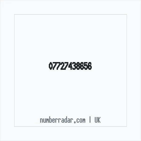 Reverse number check for +44 7727 438656 — who called me?