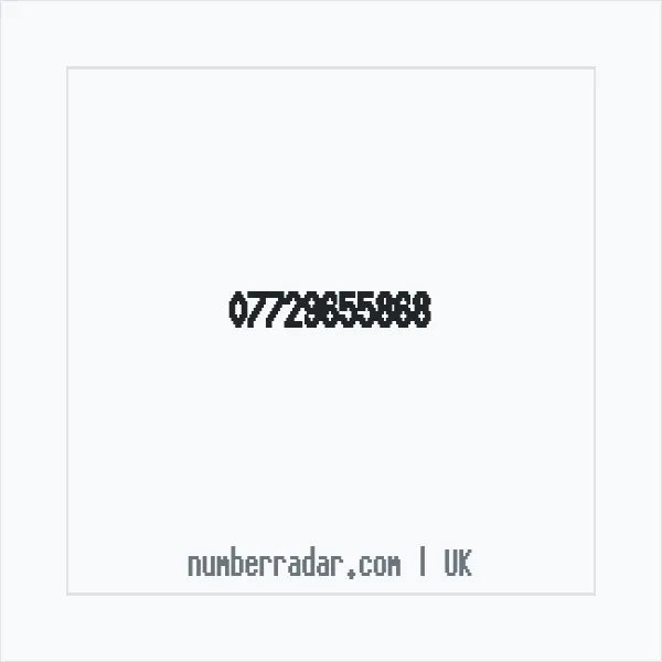 Reverse number check for +44 7729 655868 — who called me?