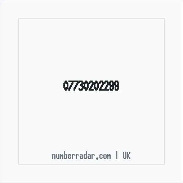 Reverse number check for +44 7730 202299 — who called me?