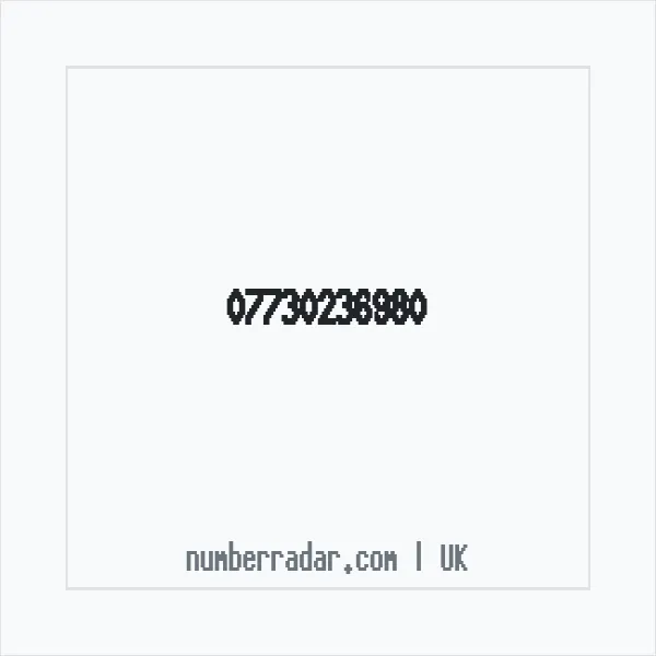 Reverse number check for +44 7730 236980 — who called me?