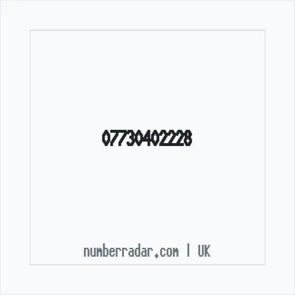 Reverse number check for +44 7730 402228 — who called me?