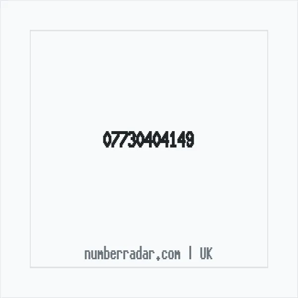 Reverse number check for +44 7730 404149 — who called me?