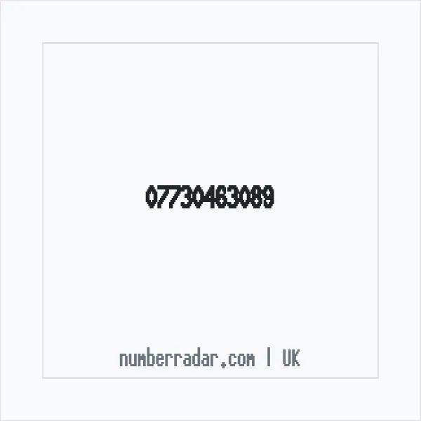Reverse number check for +44 7730 463089 — who called me?