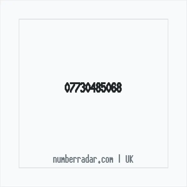 Reverse number check for +44 7730 485068 — who called me?