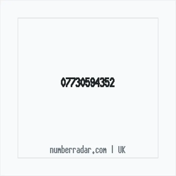 Reverse number check for +44 7730 594352 — who called me?