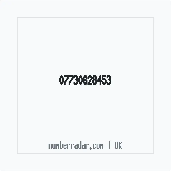 Reverse number check for +44 7730 628453 — who called me?
