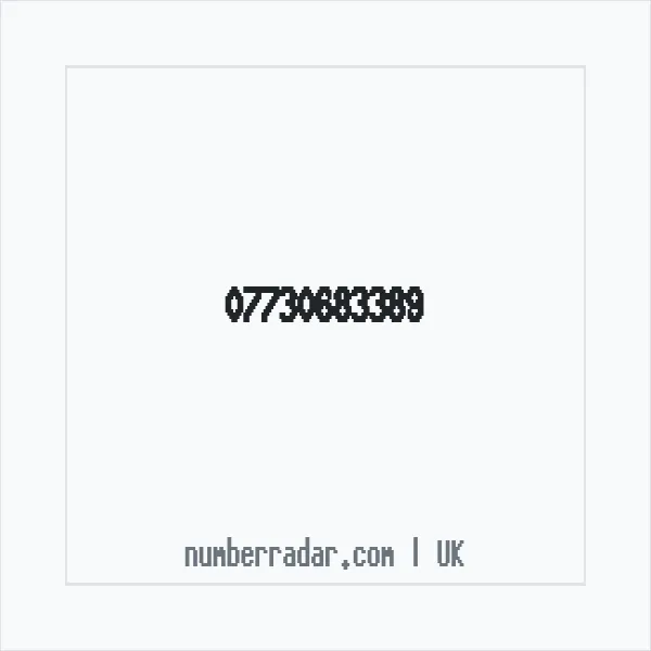 Reverse number check for +44 7730 683389 — who called me?