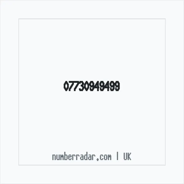 Reverse number check for +44 7730 949499 — who called me?