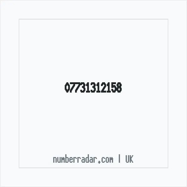 Reverse number check for +44 7731 312158 — who called me?