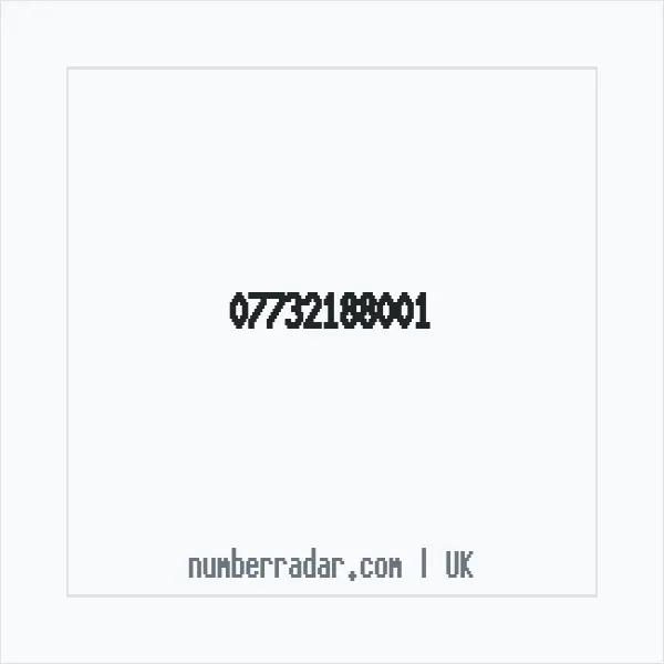 Reverse number check for +44 7732 188001 — who called me?