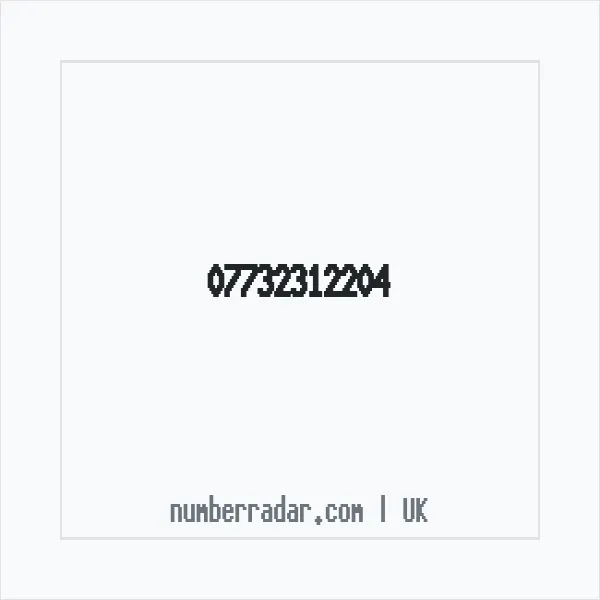 Reverse number check for +44 7732 312204 — who called me?
