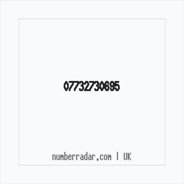 Reverse number check for +44 7732 730695 — who called me?