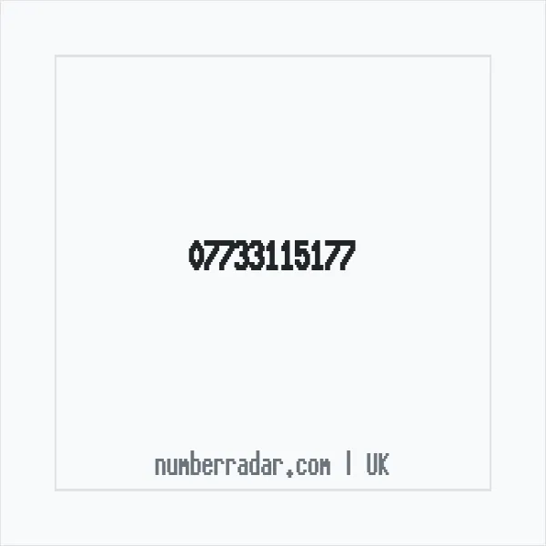 Reverse number check for +44 7733 115177 — who called me?