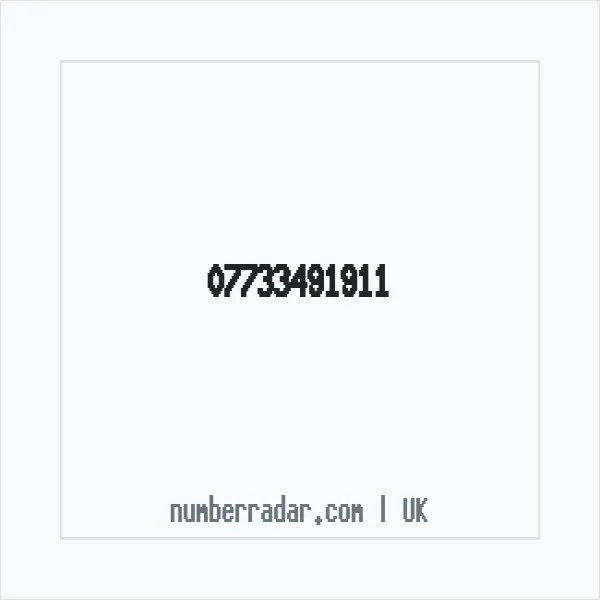 Reverse number check for +44 7733 491911 — who called me?
