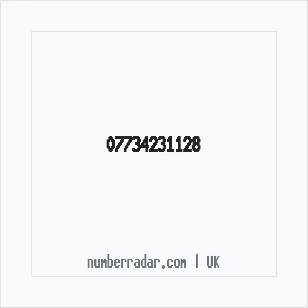 Reverse number check for +44 7734 231128 — who called me?