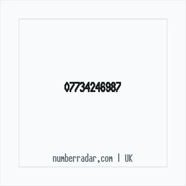 Reverse number check for +44 7734 246987 — who called me?