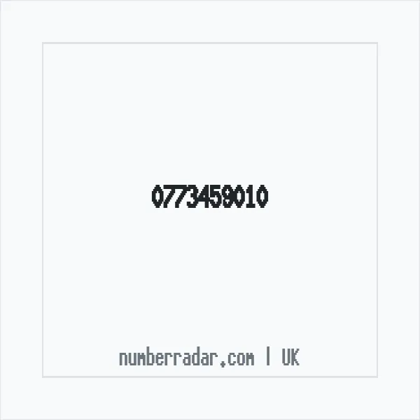 Reverse number check for +44 773459010 — who called me?