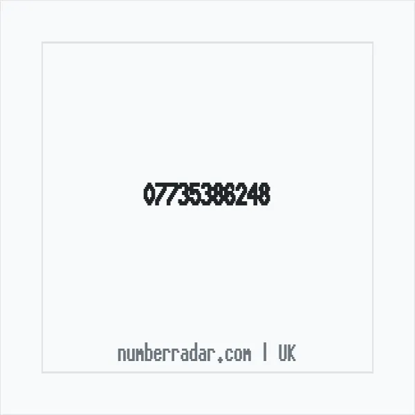 Reverse number check for +44 7735 386248 — who called me?