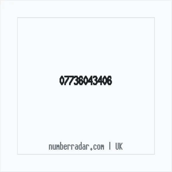 Reverse number check for +44 7736 043406 — who called me?