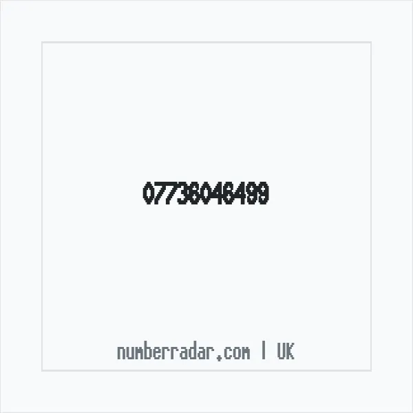 Reverse number check for +44 7736 046499 — who called me?