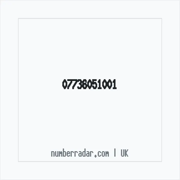 Reverse number check for +44 7736 051001 — who called me?