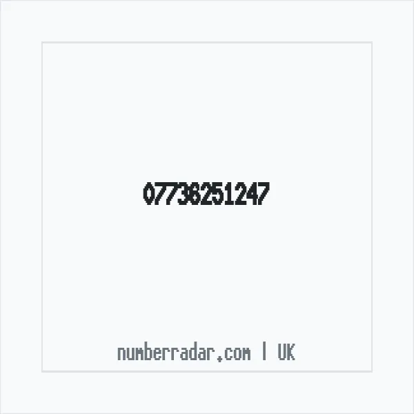 Reverse number check for +44 7736 251247 — who called me?